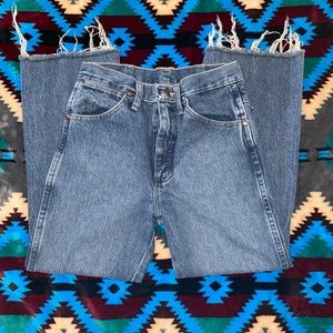 Mens 936 wrangler jeans cropped